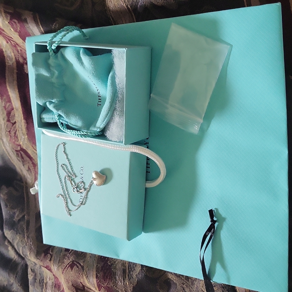 Tiffany hp  new elsa peretti hpfull heart 925 rare never wore was a gift 🎁 firm - Picture 5 of 6